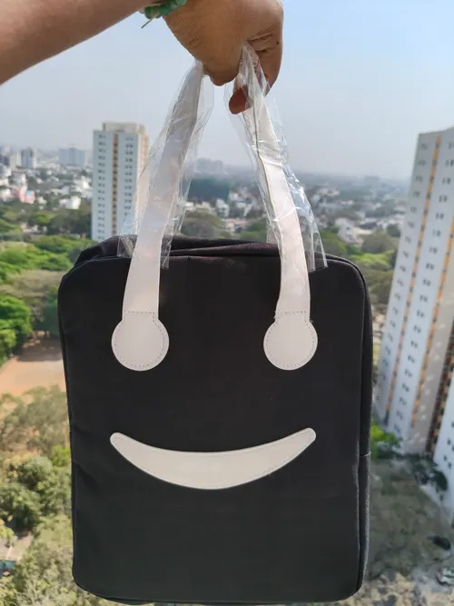 Smile Insulated Lunch Bag